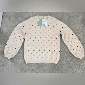 H&M Sweater with Multicolor Dots
